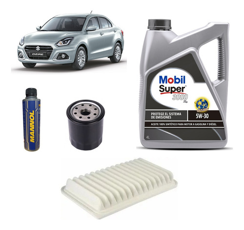 Kit Mantención Suzuki New Dzire 1.2  2012- 2021  5w30 Sint.