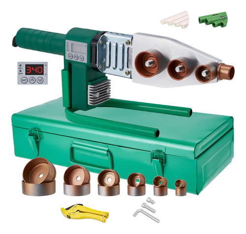 Termofusor Kit 1000w Pantalla 0-340°c De Con 6 Dados+tijeras