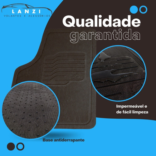 Imagem 6 de 7 de Jogo Tapete Automotivo Emborrachado Parati Saveiro Quadrada