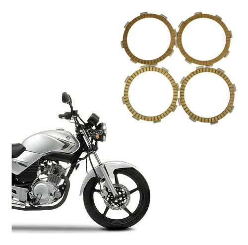 Discos Clutch Yamaha Ybr 125 Esd Modelo Nuevo + Valvulas