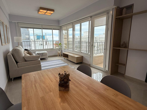 Venta Departamento 3 Ambientes Con Balcon - Reciclado Y Amoblado - Plaza Colon Mar Del Plata