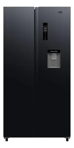 Geladeira Side By Side Frost Free 480l Hq Hq-480sbswd Preta 110v