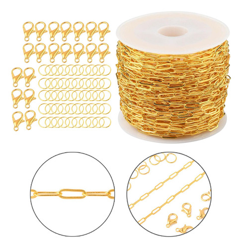 Cadena De Cable De Clip De Papel Diy Para Hacer Joyas,