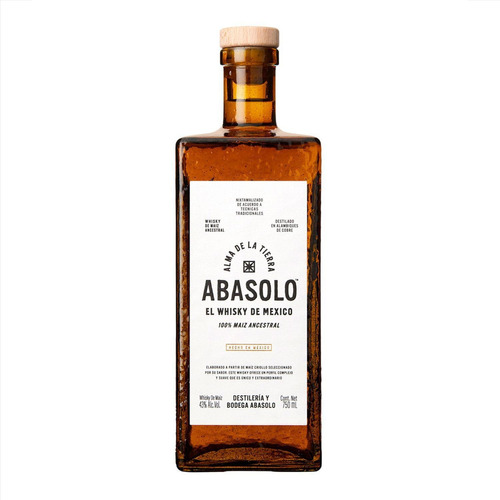 Paquete De 3 Whisky Abasolo De Maiz 750 Ml