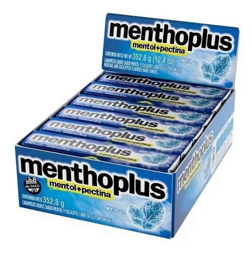 Pastillas Menthoplus Menthol Pack X 12 Un