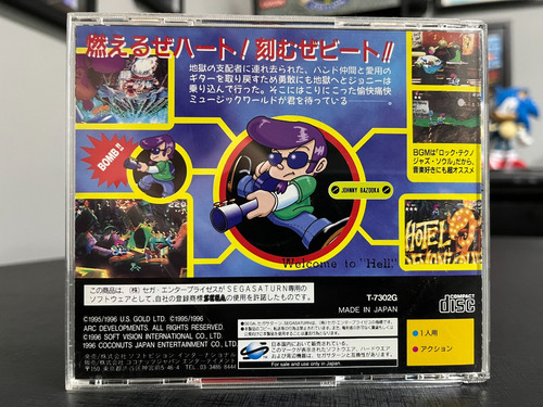 Johnny Bazooka Sega Saturn Original Completo (Usado)