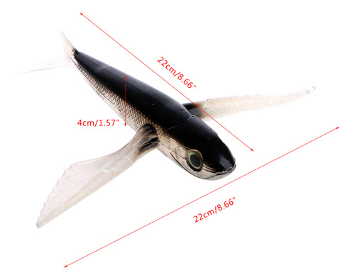 (bk) Cebo De Pesca Para Peces Voladores, Señuelo, Barca, Atú