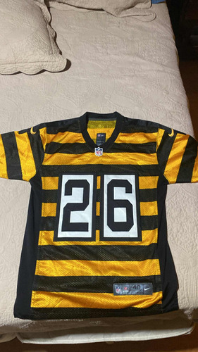 Pittsburgh Steelers #26 Leveon Bell Amarillo/negro