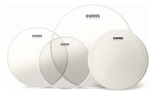 Evans G2 Clear Rock Pack (10 , 12 , 16 ) With 14 Hd Dry