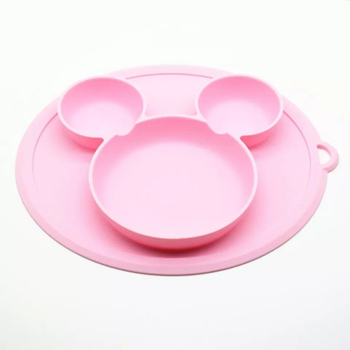 Plato De Silicona  Mickey Para Bebes