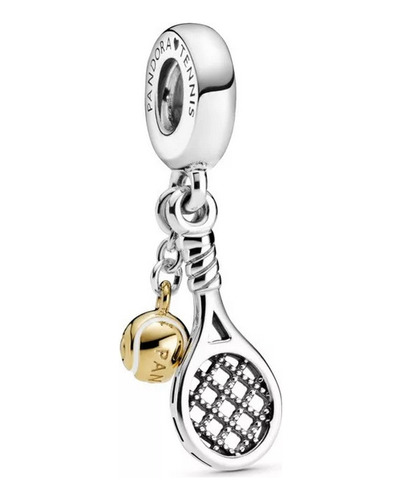 Pandora Charm  Raqueta Y Pelota De Tennis Original