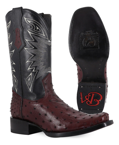 El Malcreado Bota Y Cinto Talla 40 Hc Bota Dubai Avestruz