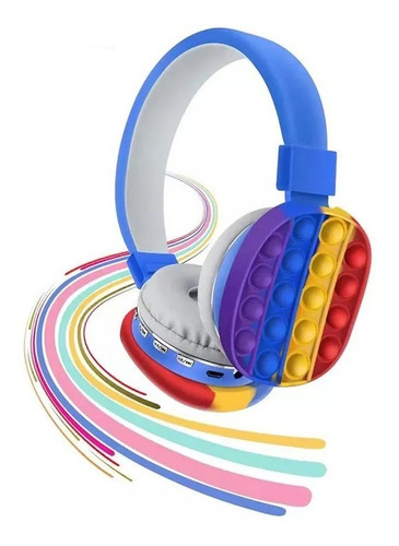 Auricular Infantil Por It Multicolor Inalámbrico Bluetooth