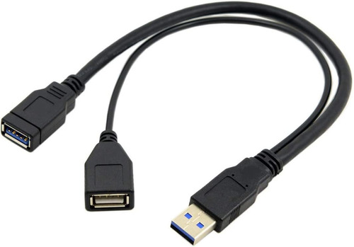 Cable Usb 2 Hembras A 1 Macho