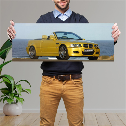 Cuadro 30x80cm Auto 2001 Bmw M3 Convertible Uk 9 281