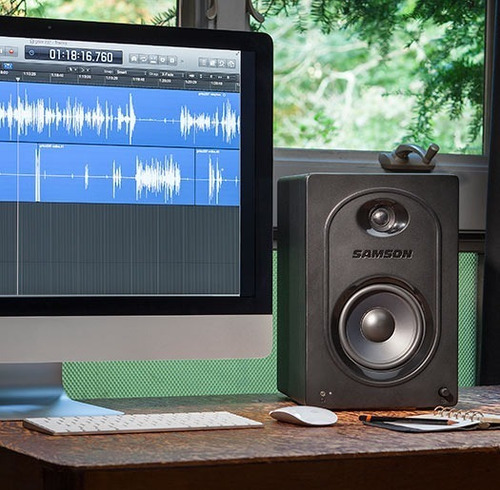 Imagen 7 de 8 de Monitores De Estudio Samson Mediaone M50 Activo Audio Par