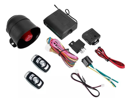 Kit Alarma De Auto Sistema Robos Seguridad 2 Mandos