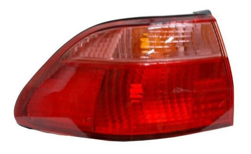 Calavera Honda Accord 98-00 4p Rojo/bco Ext Izq Ald