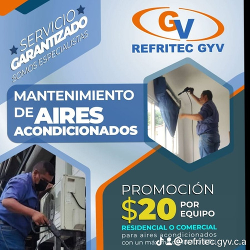 Reparacion Y Mantenimiento Preventivo De Aires Acondicionado