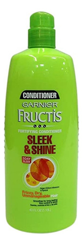 Garnier Fructis Acondicionador Sleek And Shine - 40 Oz - Bo.