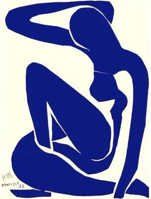 Henri Matisse - Desnudo Azul Ii - Lámina 45x30 Cm.