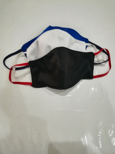 Barbijo Tapaboca Lavable X50 Unidades Con Bolsillo Interno.