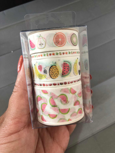 Caja Washi Tape X 5. Papel De Arroz