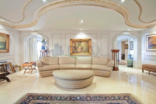 Imagem 6 de 15 de Excelente Apartamento Com 500m², No Melhor De Higienópolis, Localização Privilegiada. - Em11733