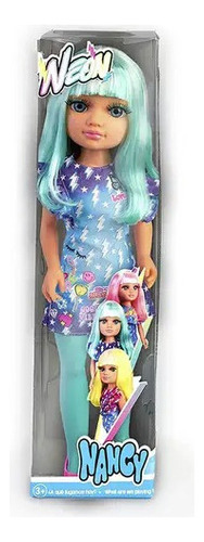 Nancy Muñeca 42cm Cabello De Neon Original Famosa