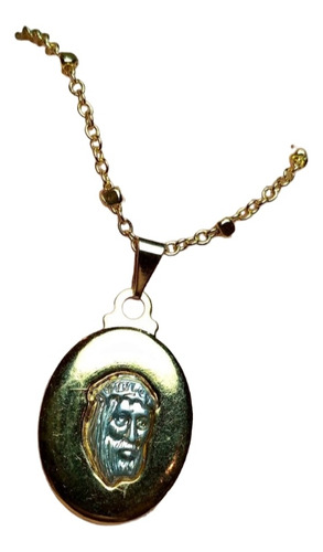 Cadena Con Medalla Rostro De Cristo 