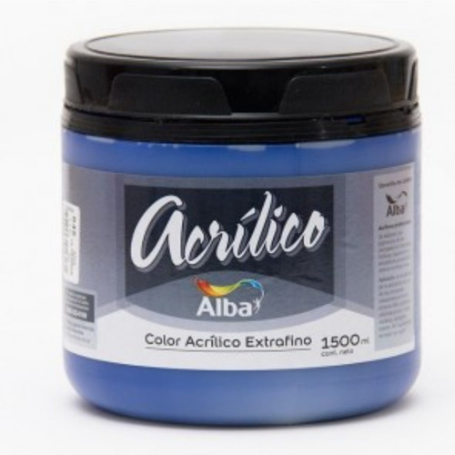 Acrílico Azul Alba Profesional Pote 1500ml Grupo 1