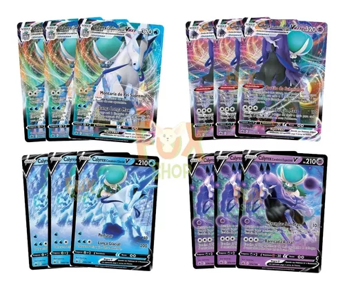 Batalha de Liga Pokémon Calyrex Vmax, Cor: Estampado - Copag