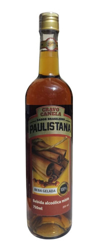 Cachaça Paulistana Cravo Canela Alambique Pinga Mista 750ml