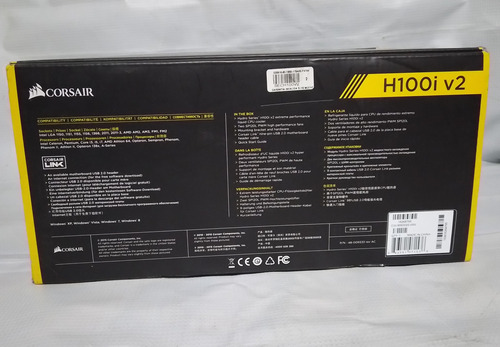 Corsair H100i V2 Enfriamiento Líquido Socket 1151 2011 Am3 (Usado)