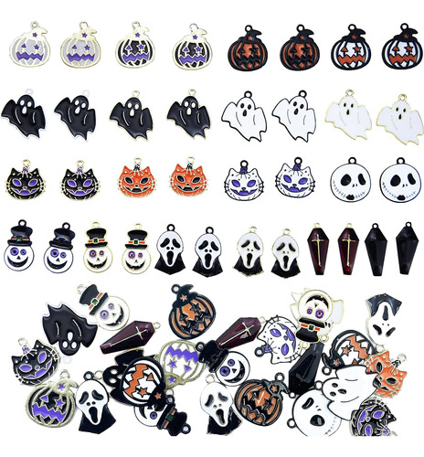 36 Piezas Encantos Colgantes De Halloween Sur Assorti D...