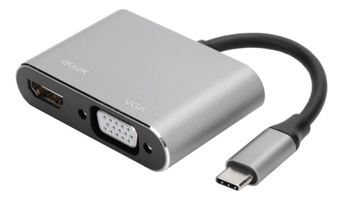 Adaptador Tipo C Hub A Vga Hdmi Dvi Displayport/3.1 Ethernet