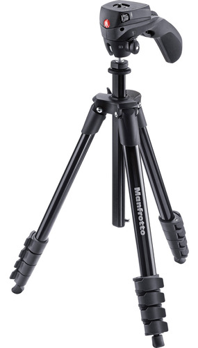 Manfrotto Compact Action Aluminum TriPod (black)