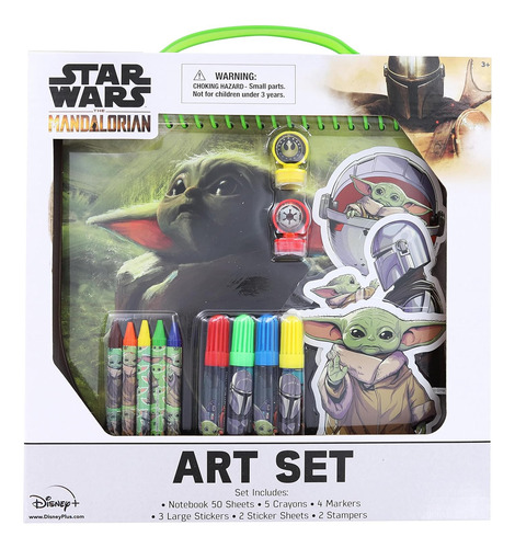Star Wars The Mandalorian The Child Grogu 17 Piece Art Set D