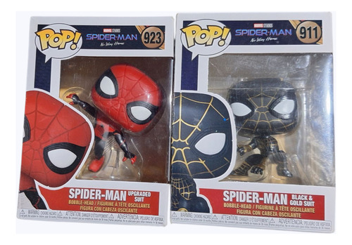 2 Funko Spiderman No Way Home Spider Man 923 Y 911 Suit (Usado)