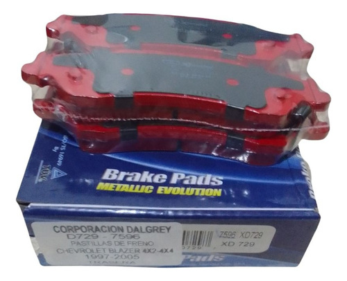 Pastillas De Freno Trasera Chevrolet Blazer 4x2-4x4 97-05