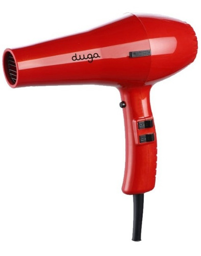 Secador De Pelo Duga D3600 Rojo 220v