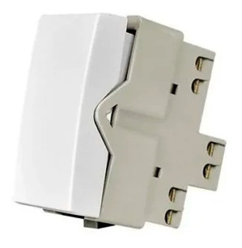 MarGirius 1 Modulo Interruptor Simples Branco Modelo Sleek Margirius Corrente nominal 10 A Voltagem nominal 250V