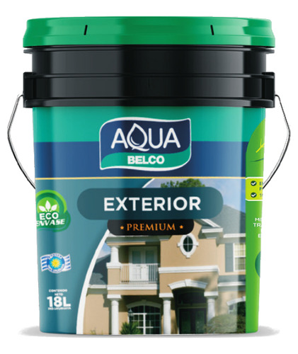 Pintura Anti Hongos Paredes Exteriores Belco Blanco Lata 1lt