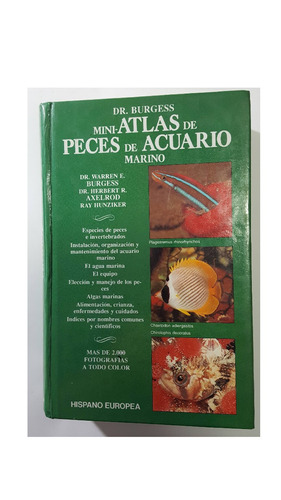 Libro Mini Atlas De Peces De Acuario Marino Burgess (20)