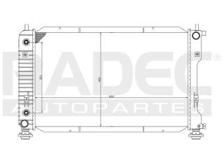 Radiador Pontiac Torrent 3.6 Lts 2008-2009 Auto Sport