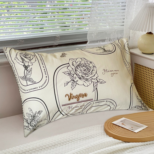 Funda De Almohada De Un Par De Fundas De Almohada De Color L