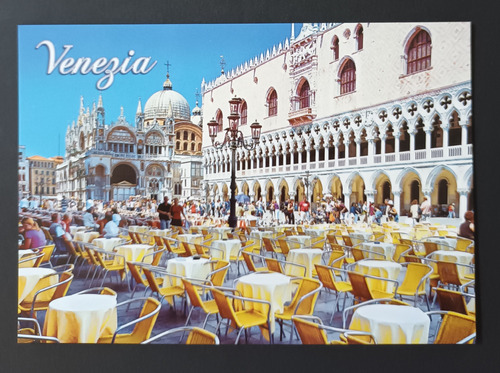 Cartão Postal: Itália - Veneza/ Piazzeta San Marco.