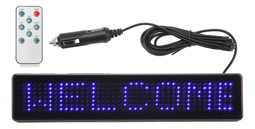 Letrero De Coche Led Con Control Remoto, Publicidad Programa