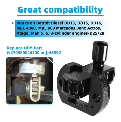 Ajuste Duradero Lelehoka Para Motor Detroit Diesel Dd15/dd16