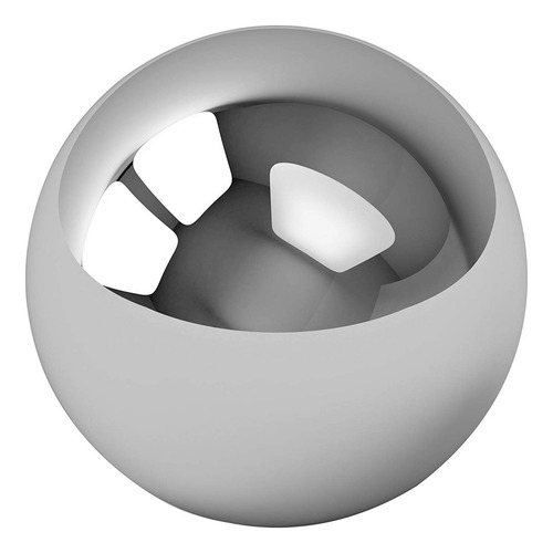 Esfera Aço Cromo 10mm - 100 Peças Aço Cromo Maciço
